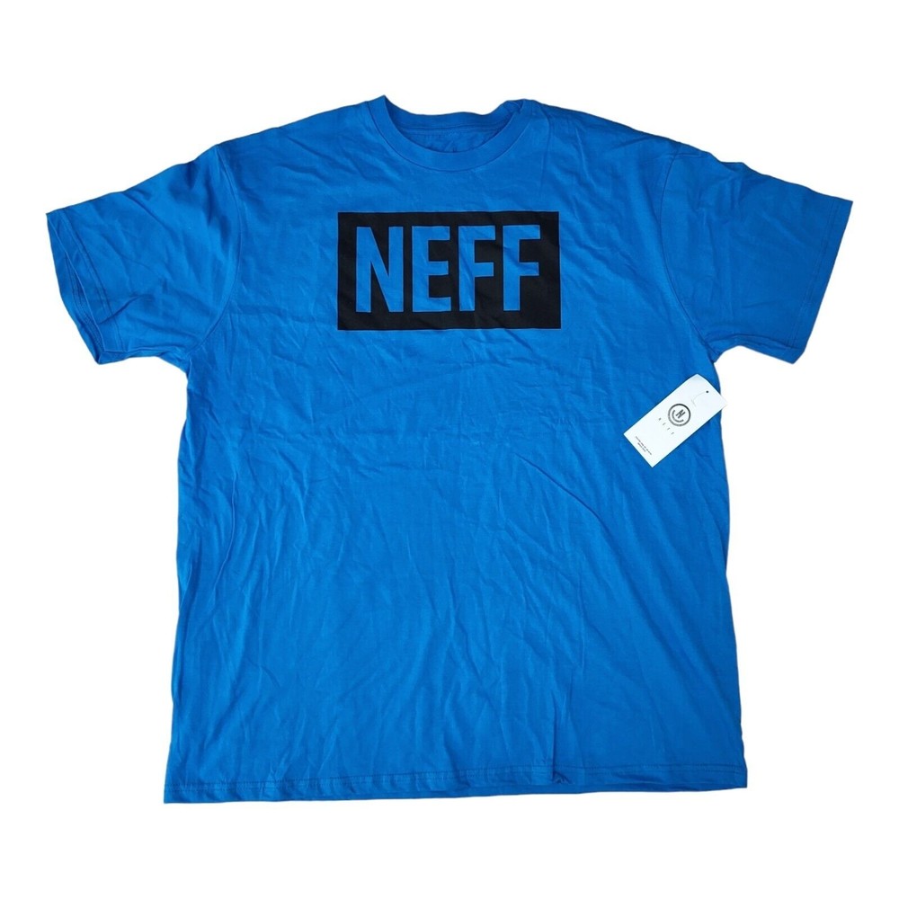 Neff Skateboard T Shirt / Blue Color / XL Size/ Graphic Tee / Short Sleeve